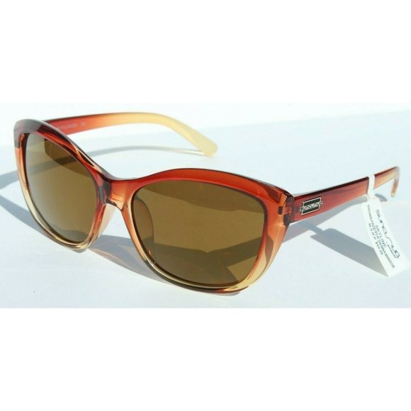 SUNCLOUD Skyline POLARIZED Womens Sunglasses Brown NEW main image 4